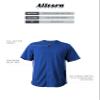 Alleson Athletic Mens Standard Crush Full Button Baseball Jersey, Royal/Royal, Large view 4