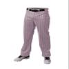 Alleson Ahtletic Badger Sports 655WPNY - Crush Pinstripe Pant - L - GY/RD Grey/Red view 1