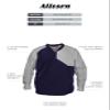 Alleson Athletic Youth Field Batters Jacket (Style 3JLS21Y), Navy/Grey, M view 2