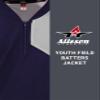 Alleson Athletic Youth Field Batters Jacket (Style 3JLS21Y), Navy/Grey, M view 3