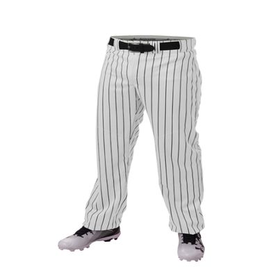 Alleson Ahtletic Badger Sports 655WPNY - Crush Pinstripe Pant - M - WH/BK White/Black