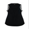 Alleson Athletic Girls' Slide Fastpitch V-Neck Sleeveless Jersey, Black/White, Large view 2