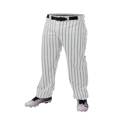 Alleson Ahtletic Badger Sports 655WPN - Crush Pinstripe Pant - M - WH/NY White/Navy