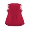 Alleson Athletic Girls' Slide Fastpitch V-Neck Sleeveless Jersey, Red/White, X-Small view 2