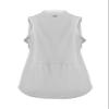 Alleson Ahtletic Badger Sports 522XVW - Slide Vneck Sleeveles - S - WH/WH White/White view 3