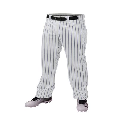 Alleson Ahtletic Badger Sports 655WPN - Crush Pinstripe Pant - S - WH/RY White/Royal