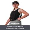 Alleson Ahtletic Badger Sports 522XVW - Slide Vneck Sleeveles - S - RY/WH Royal/White view 2