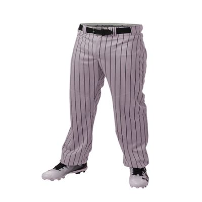 Alleson Ahtletic Badger Sports 655WPN - Crush Pinstripe Pant - XL - GY/BK Grey/Black