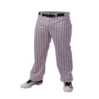 Alleson Ahtletic Badger Sports 655WPN - Crush Pinstripe Pant - L - GY/NY Grey/Navy