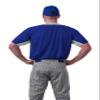 Alleson Ahtletic Badger Sports 655WPN - Crush Pinstripe Pant - L - GY/NY Grey/Navy view 3