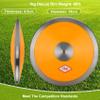 Nylon Discus 1kg, 1kg Discus Track and Field, Suitable for Beginners Girls Discus 1kg 68% Rim Weight, 1 kg Discuses for Sports, Competition & Practice Track Discus, Robust Steel Edge Rims 1K Discuss view 2