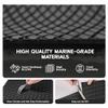 FOCEAN Boat Flooring - EVA Foam Boat Decking Sheet- Diamond Marine Deck Mats Black Self-Adhesive Grip Pad for Bass Boats Jon Boat Pontoon RV Yacht Kayak Surfboard Floor 94"x23" view 2
