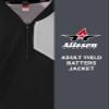 Alleson Athletic Adult Field Batters Jacket (Style 3JLS21A), Black/Grey, XL view 4