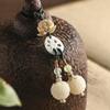 qbodp Lotus Keychain Car Key Pendant Aesthetics Ornament Keychain Accessories Bag Wallet Decoration Pendant view 2
