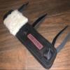 EPT Bull Ropes Bull Riding Rope Pad Master Bulls - Black Leather & Sheep Wool Pad 15" x 4" view 2