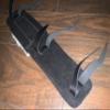 EPT Bull Ropes Bull Riding Rope Pad Master Bulls - Black Leather & Sheep Wool Pad 15" x 4" view 4