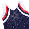 BAOHULU Girls Gymnastics Leotards One-piece 3-14 Years Kids Practice Outfit B293_RedNavy_14A view 2