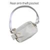 Bettissi Mini Belt Bag Fanny Pack for Women, Men, Junior, Teens, Unisex Fashion Waist Crossbody Sling Bags, Travel Biking, Everywhere with Adjustable Strap, Lightweight Nylon Waterproof (Ivory) view 2