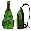 Linkasi Zambia Flag Sling Bag Chest Backpack Messenger Bag for Travel Hiking view 2