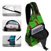 Linkasi Zambia Flag Sling Bag Chest Backpack Messenger Bag for Travel Hiking view 4