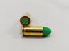 32 ACP AUTO Snap caps - Dummy Training Rounds - Set of 10 (Green & Brass) view 3