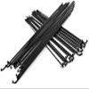 S SENQI Bicycle Spokes Electric Bicycle E-Bike Tricycle Wheel 13G 2.2mm Steel 90mm-305mm with Copper Cap 36pcs Black view 4