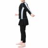 Girls Swimwear Conservative Swimwear Kids Muslim Full Cover Girls Moderate Summer Swimwear Beachwear (Black, 2-3Years) view 4