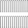 S SENQI Bicycle Spokes Electric Bicycle E-Bike Tricycle Wheel 12G 2.5mm Steel 72mm-305mm with Copper Cap 28pcs Black, 290MM view 1