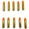 38 Super Snap caps - Dummy Training Rounds - Set of 10 (Orange & Brass) view 1