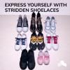 STRIDDEN 1 Pair One-Tie Elastic Flat Shoelaces for Sneakers Boots, Eco-Positive Stretch Lace Turns Shoes Into Slip-Ons/No-Tie, Khaki/47in view 2
