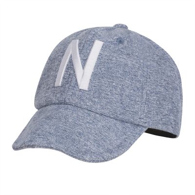 Baby Baseball Cap Striped Cotton Adjustable Hats Infant Toddler Summer Sun Protection Hat for Boys Girls (Grayish Blue)