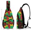 Linkasi Guinea-Bissau Flag Sling Bag Chest Backpack Messenger Bag for Travel Hiking view 2