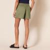 Amazon Essentials Women's Cotton Shorts Mid-Rise Pull-On, Relaxed-Fit, Light Olive, Small view 2
