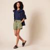 Amazon Essentials Women's Cotton Shorts Mid-Rise Pull-On, Relaxed-Fit, Light Olive, Small view 4