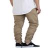AIRNINE Men's Premium Twill Drop Crotch Jogger Pants S-5XL (Shirring_Khaki, 4X-Large) view 2