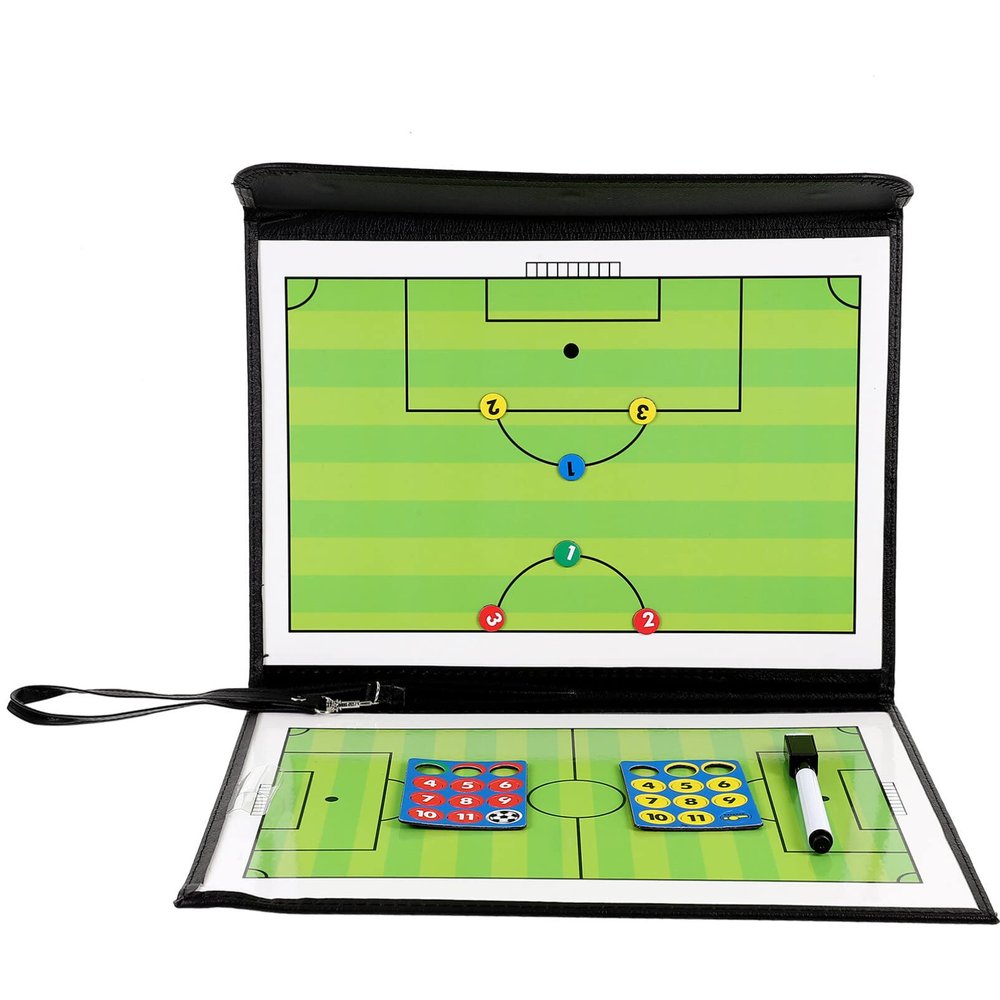 BESPORTBLE 1set Reusable Soccer Board Lightweight Dry-Erase Training Clipboard for Printed Design for Planning Portable Exercise Equipment