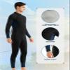 REALON Mens Womens Wetsuit 5/4mm Neoprene Scuba Diving Long Sleeve Back Zipper Thermal Wet Suits Cold Water Keep Warm view 2