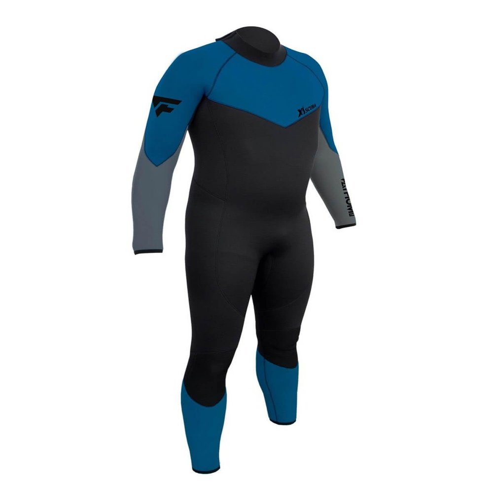XS Scuba 7mm Men's Fathom Fullsuit - Black 2 / L