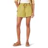 Amazon Essentials Women's Cotton Shorts Mid-Rise Pull-On, Relaxed-Fit, Dark Yellow, X-Small view 1