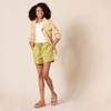 Amazon Essentials Women's Cotton Shorts Mid-Rise Pull-On, Relaxed-Fit, Dark Yellow, X-Small view 4