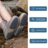 SooGree Rain Boot Covers Waterproof Rain Shoe Covers Silicone Shoe Protector Overshoes Sand Control Non-Slip Foldable Reusable Galoshes for Men Women Rainy Outdoor Cycling Fishing Camping (L, Gray) view 4