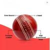 Shopping24Mart GJSHOP Pure Leather Water Proof Hard Cricket Ball Practice Tournament Cricket Leather Ball (Pack of 1) view 2