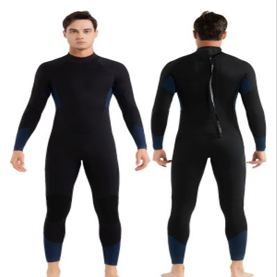 REALON Mens Womens Wetsuit 5/4mm Neoprene Scuba Diving Long Sleeve Back Zipper Thermal Wet Suits Cold Water Keep Warm