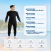REALON Mens Womens Wetsuit 5/4mm Neoprene Scuba Diving Long Sleeve Back Zipper Thermal Wet Suits Cold Water Keep Warm view 2