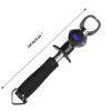 Fish Lip Gripper with Lanyard Rope, Fishing Pliers Hook Remover Split Ring, Fly Fishing Gripper with Tape Measure and Scale, Fishing Gear Set view 2