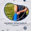 KUHNMARVIN Women Compression Arm Sleeves for men to Cover Arms Tattoo Cover-Up Volleyball Sleeve Softball Pickleball (5 Pairs Black) view 4