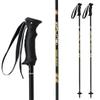 Zipline Lollipop 14.0 Graphite Carbon Composite Ski Poles Lightweight, Durable, All-Mountain Ergonomic Grip, Vibration Dampening (Obsidian, 46" in./117 cm) view 1