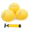 Aolowewin 3pcs Spike Replacement Balls with Pump, Roundnet Game Extra Balls, Mini Volleyball Water Polo Ball, for The Backyard Beach Park Swimming Pool (3) view 1