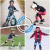 BOSONER Kids/Youth Knee Pads Elbow Pads Wrist Guards Set for 3-15 Years, Child Protective Gear Set for Roller Skates, Cycling, BMX Bike, Skateboard, Inline Skating, Scooter Riding Sports view 4