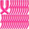 Zhehao 24 Pairs Breast Cancer Awareness Arm Sleeves Ribbon Sports Compression Arm Sleeve for Baseball Football Women Men(Pink,Small) view 1
